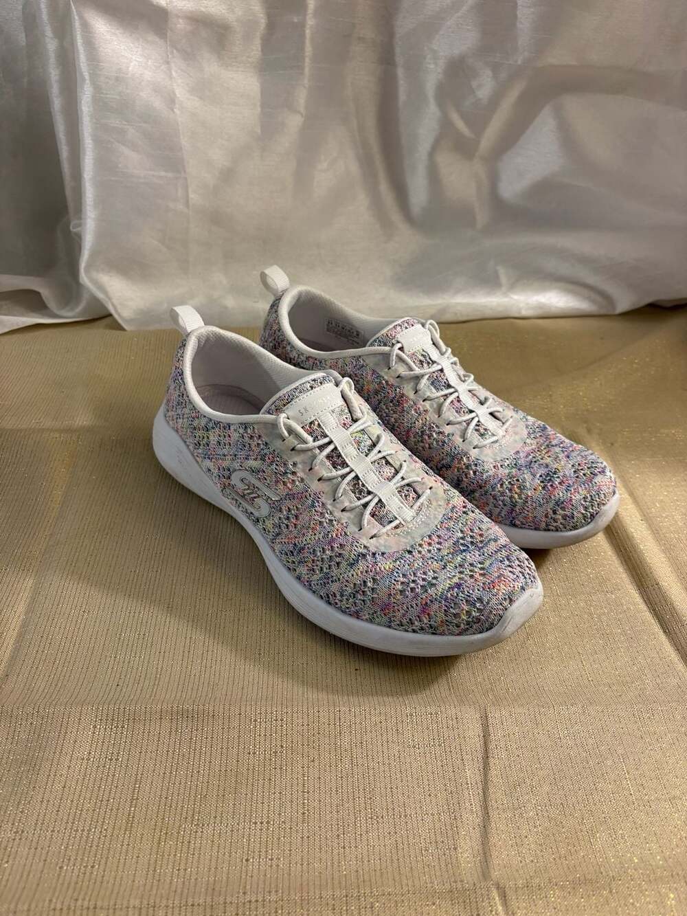 Skechers Air-Cooled Memory Foam Sneakers Multi Color Size 8.5